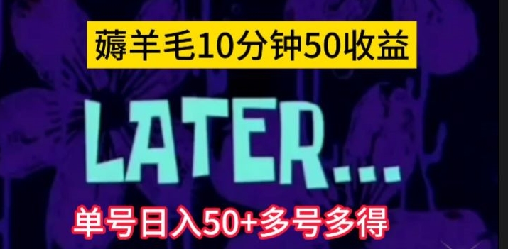 美团薅羊毛玩法，单号日入50+多号多得【仅揭秘】网赚项目-副业赚钱-互联网创业-资源整合华本网创