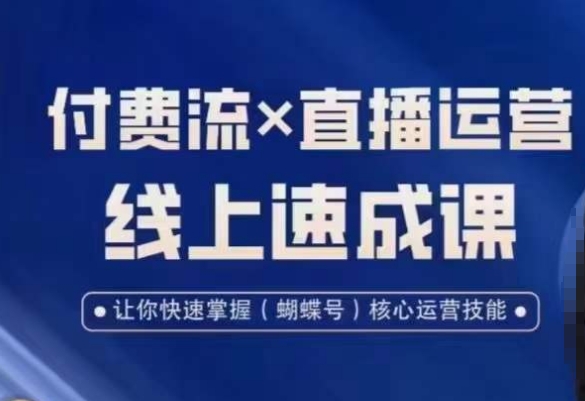 视频号付费流实操课程，付费流✖️直播运营速成课，让你快速掌握视频号核心运营技能网赚项目-副业赚钱-互联网创业-资源整合华本网创