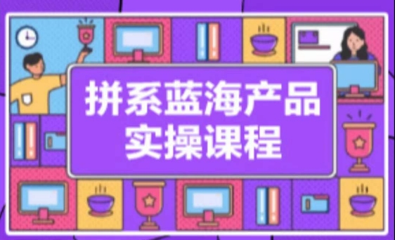 拼系冷门蓝海产品实操课程，从注册店铺到选品上架到流量维护环环相扣网赚项目-副业赚钱-互联网创业-资源整合华本网创