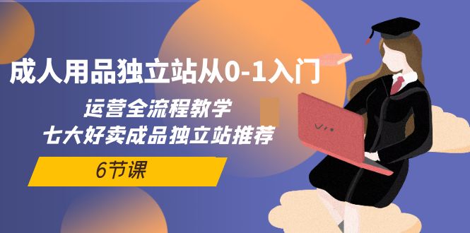 （10082期）成人用品独立站从0-1入门，运营全流程教学，七大好卖成品独立站推荐-6节课网赚项目-副业赚钱-互联网创业-资源整合华本网创