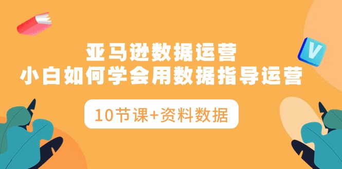 （10158期）亚马逊数据运营，小白如何学会用数据指导运营（10节课+资料数据）网赚项目-副业赚钱-互联网创业-资源整合华本网创