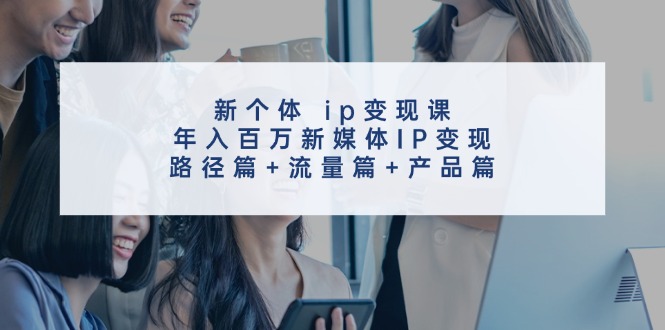 （11971期）新个体 ip变现课，年入百万新媒体IP变现，路径篇+流量篇+产品篇网赚项目-副业赚钱-互联网创业-资源整合华本网创