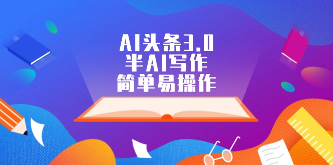 （12266期）AI头条3.0，半AI写作，简单易操作网赚项目-副业赚钱-互联网创业-资源整合华本网创