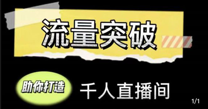 直播运营实战视频课，助你打造千人直播间（14节视频课）网赚项目-副业赚钱-互联网创业-资源整合华本网创