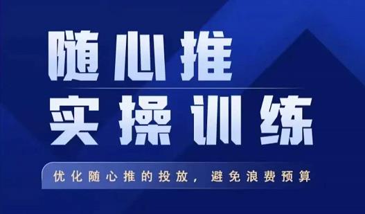 飞哥·随心推实操训练，优化随心推投放，避免浪费预算网赚项目-副业赚钱-互联网创业-资源整合华本网创