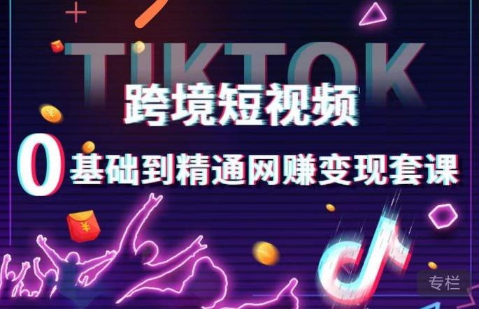 跨境短视频TIKTOK 0基础到精通网赚变现套课，跨境短视频独立站带货变现技巧网赚项目-副业赚钱-互联网创业-资源整合华本网创